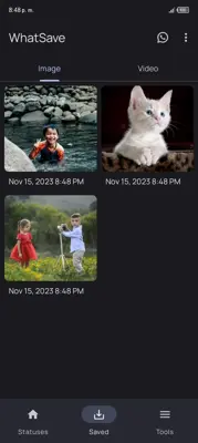 WhatSave Status Saver android App screenshot 1